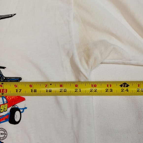 Vintage Modified Race Car Mod Class IMCA XL TShirt Grungy Wichita Kansas KS - Picture 8 of 10